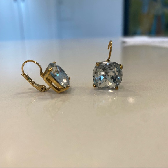 Faux diamond earrings - Picture 3 of 3